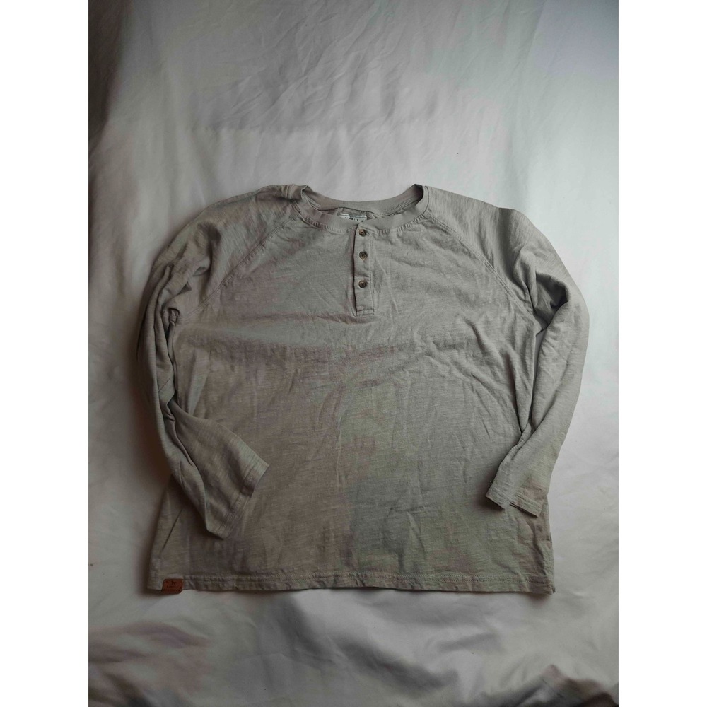 Simply Southern Shirt Womens Size Small Gray Long Sleeve Henley‎ Cotton Casual